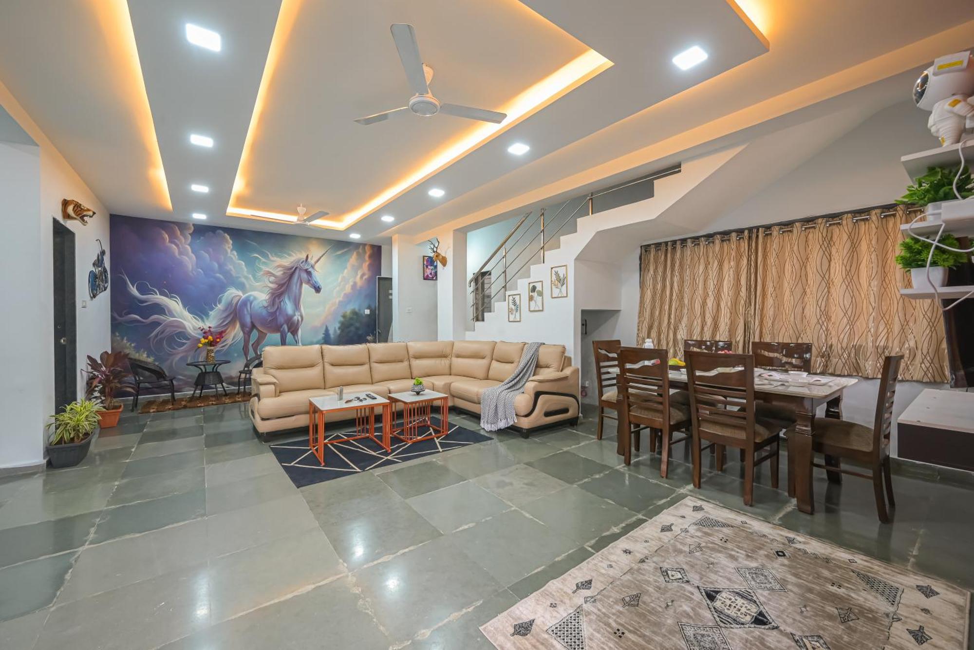 Ll Empyrean Stay II Luxury Ll Celestial Unicorn Villa Ll 3Bhk Ll Ac Ll Private Big Pool Ll Lonavala Esterno foto