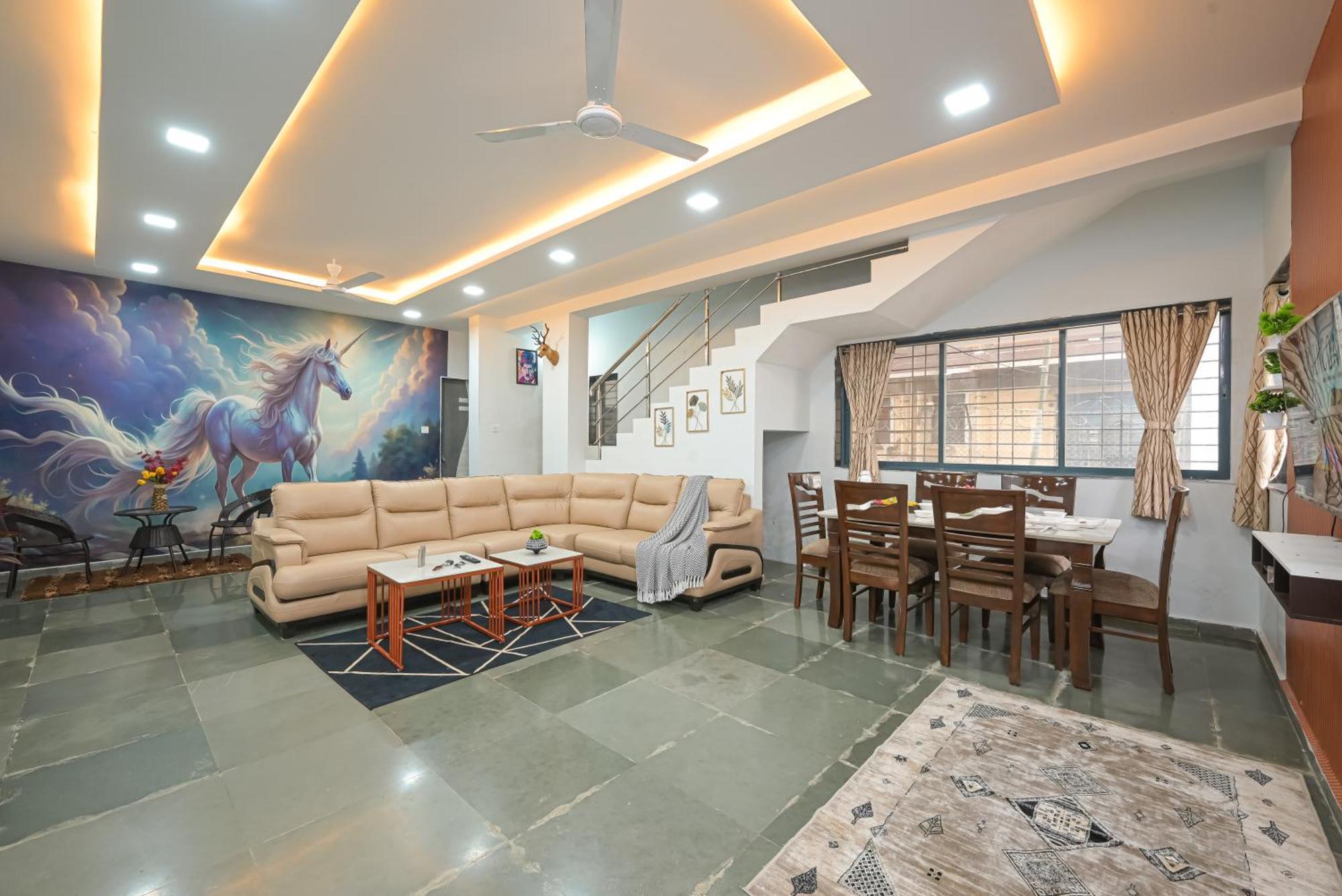 Ll Empyrean Stay II Luxury Ll Celestial Unicorn Villa Ll 3Bhk Ll Ac Ll Private Big Pool Ll Lonavala Esterno foto
